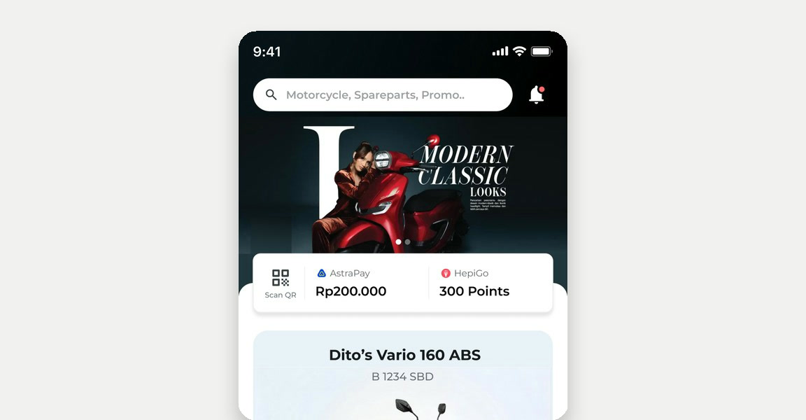 The Motorku X homepage for a rider who already owns a motorcycle